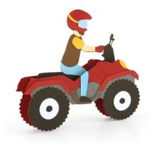 Box Card Father's Day ATV