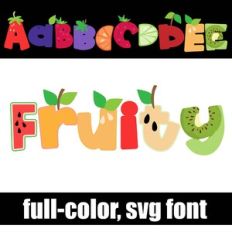 Fruity Color Font