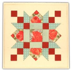Card Quilt Block Square N Chains