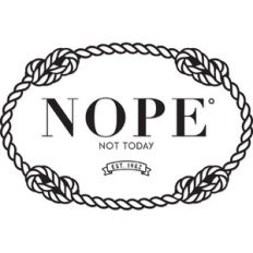 Nope Not today Designer Rope frame