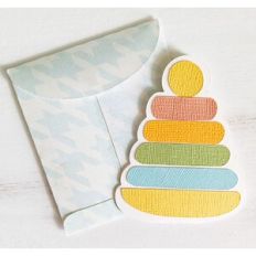 baby stacking toy card and envelope