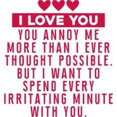 i love you