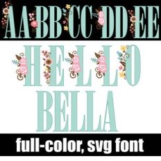 Hello Bella Color Font