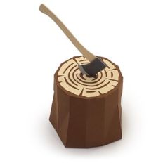Tree Stump Gift Box