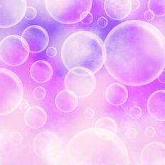 Purple Ombre Bubbles Background Pattern