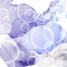 Purple Alcohol Ink Bubbles Background Pattern