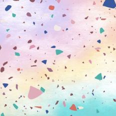 Pastel Terrazzo Background Pattern