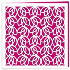 Flower Blossom Grid Card