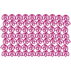 Flower Blossom Grid Repeating Border Background Frieze