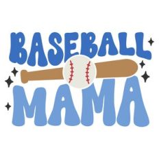 Retro Baseball Mama