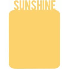 sunshine 3x4 journaling card