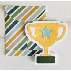 trophy card and envelope