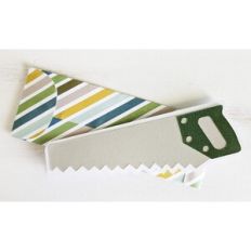 hand saw card and envelope