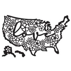 Love US map