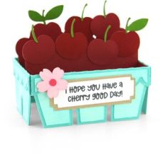 Box Card Cherry Carton