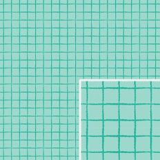 Teal Grid Pattern