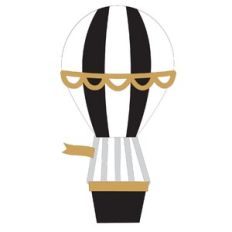 Stripe Hot Air Balloon