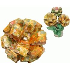 3d ruffled edge layered flower four