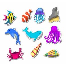 Print Cut Ocean Animals Stickers