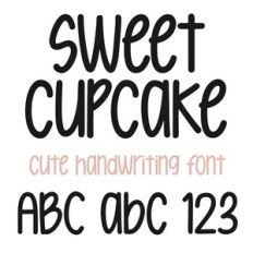 Sweet Cupcake Font