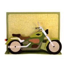 Card Motorcycle Pop Out 5x7