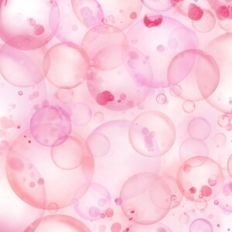 Pink Blush Watercolor Bubbles Background Pattern