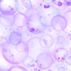 Lilac Watercolor Bubbles Background Pattern