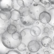 Gray Monochrome Watercolor Bubbles Background Pattern