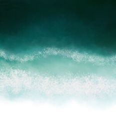 Tropical Ocean Waves Background Pattern