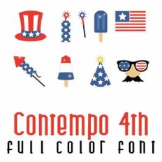 Contempo 4th Full Color Font