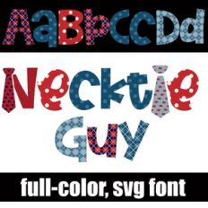 Necktie Guy Too Color font