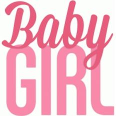 baby girl text
