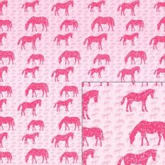 pink horse pattern