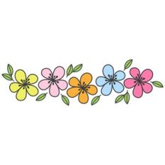 Tropical Flower Border