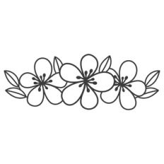 Tropical Flower Border