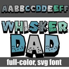 Whisker Dad Color Font