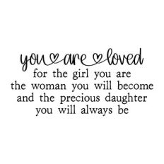 you are loved for the girl you are | nursery quote