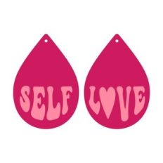 Self Love Earrings, Retro and groovy