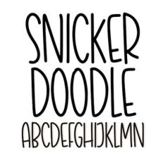 BFC Snickerdoodle Tall Skinny Handwriting Font