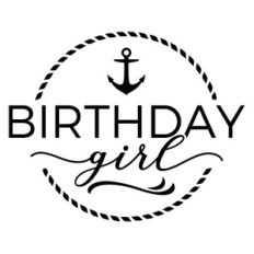 Birthday Girl Cruise Theme With Small Anchor