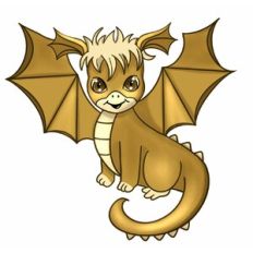 Golden Dragon Print and Cut Design