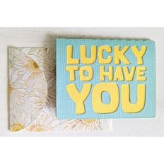 lucky to have you card and envelope