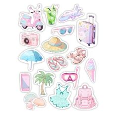 Vacation Trips and Traveling For Holidays Planner Sticker