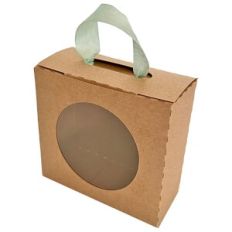 Circle Window with Ribbon Handle
