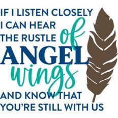 the rustle of angel wings