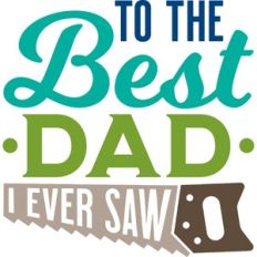 to the best dad i ever saw