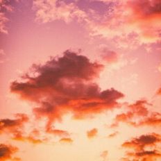 Retro Sunset Clouds