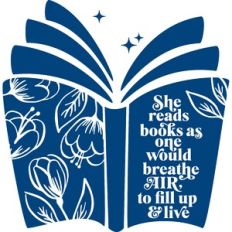 she reads books as one would breathe air