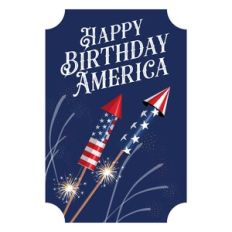 Happy Birthday America Tag