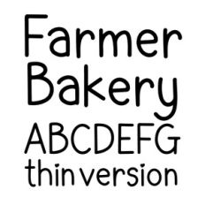 BFC Farmer Bakery Thin Cute Handwriting Font